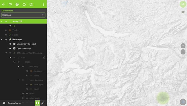 qfield benutzeroberflaeche