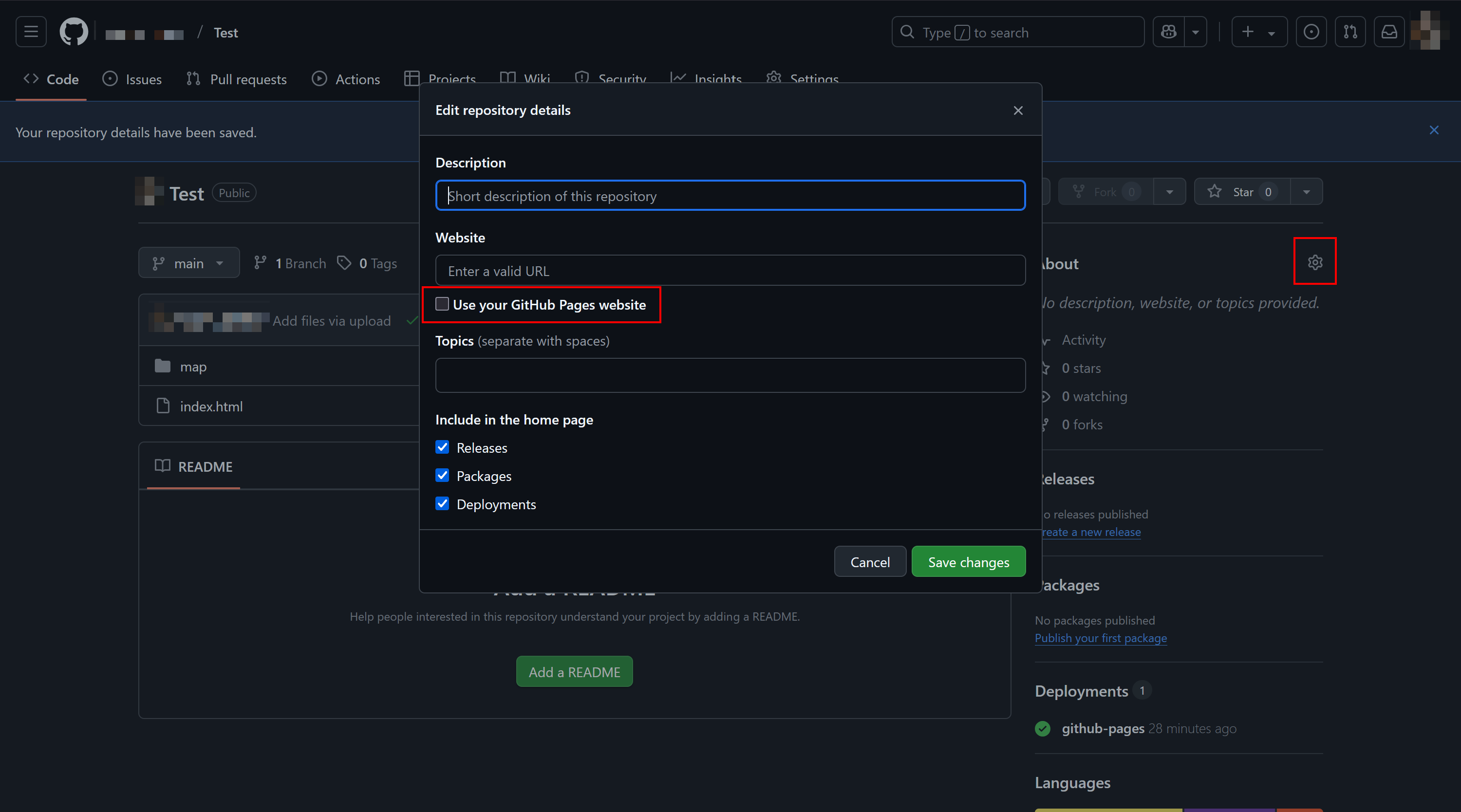 Link zur Webseite hinzufügen