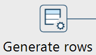 Generate Rows Transform
