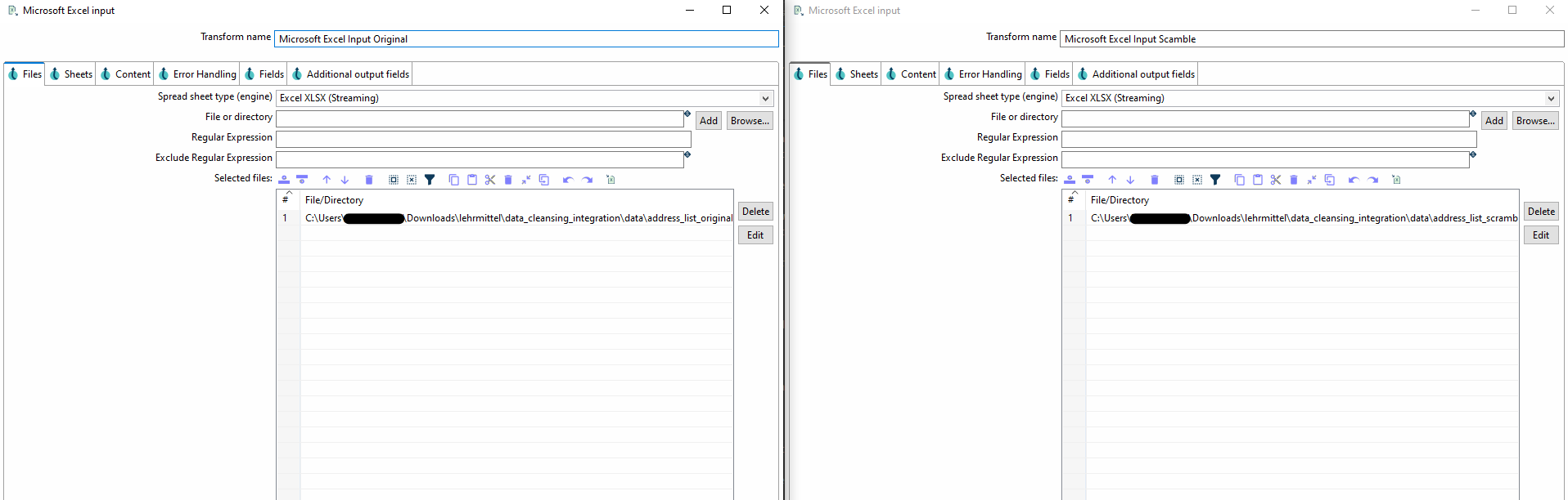 apache hop excel input