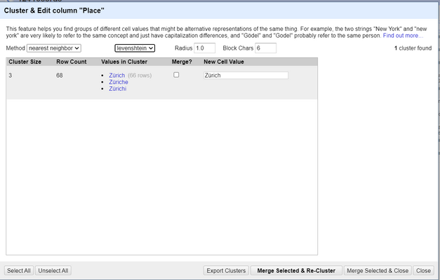 Find nearest neighbor
