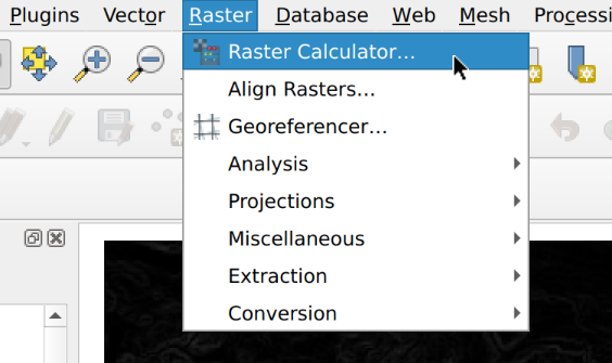 04 rasterrechner menu